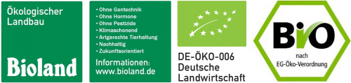 Bioland EU EGÖKO Logos